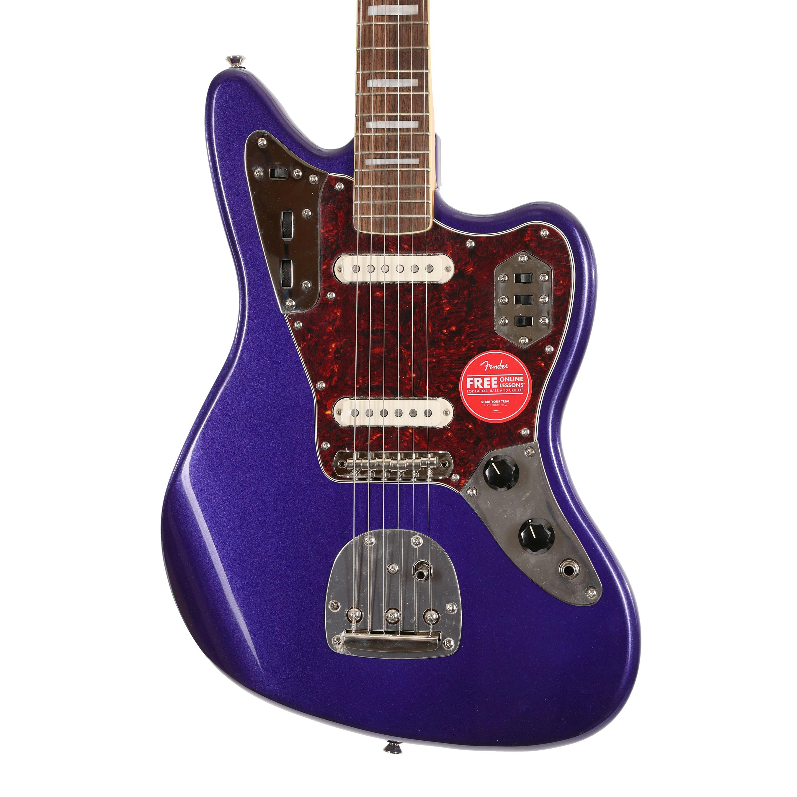 B Stock : Squier FSR Classic Vibe '70s Jaguar in Purple Metallic